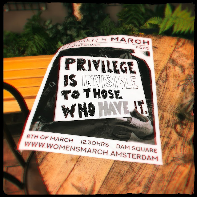 Affiche 'Privilege is invisible to those who have it'