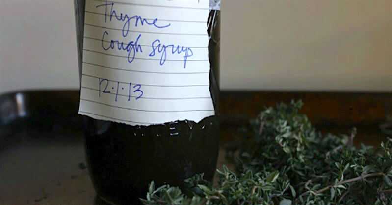 Ginger Thyme Cough Syrup