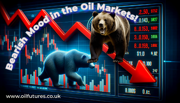 Bearish mood in the crude oil markets