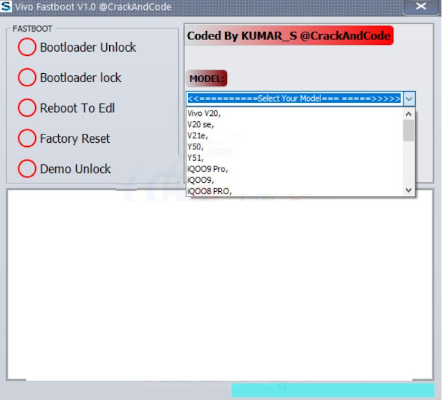 VIVO Fastboot V1.0 [ Bootloader unlock, Reboot to Edl ] Free Download 