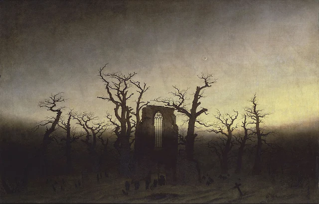 Caspar David Friedrich, The Abbey in the Oakwood, 1810