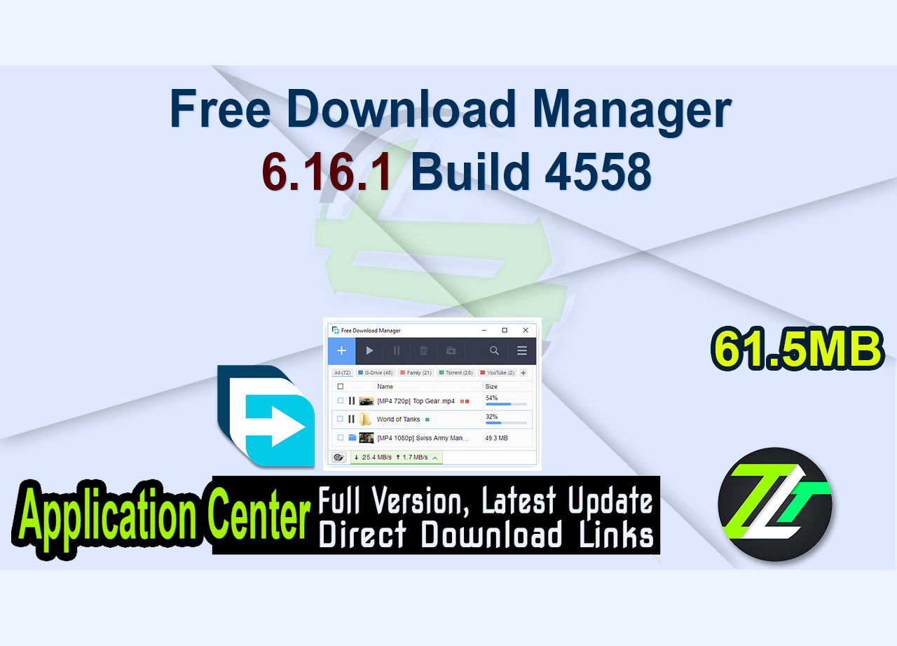 Free Download Manager 6.16.1 Build 4558