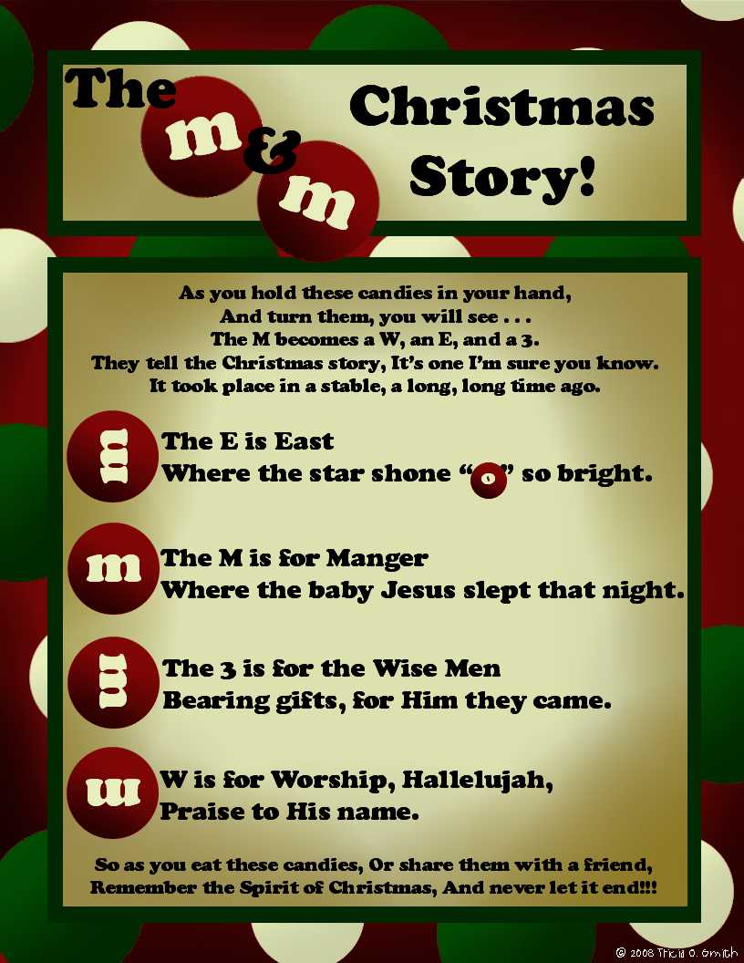 Prepared NOT Scared!: The M&M Christmas Story!