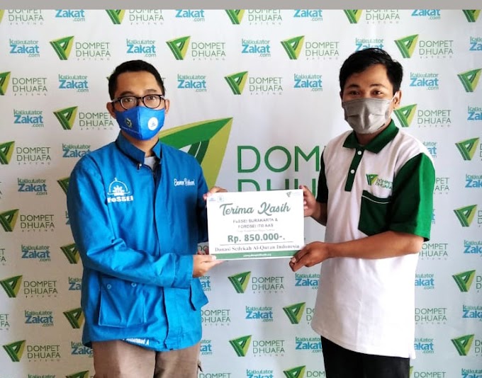 FORDSEI dan FoSSEI Surakarta Galang Donasi Sedekah Al Qur'an 