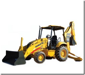 Komatsu-backhoe loader-wb142-5