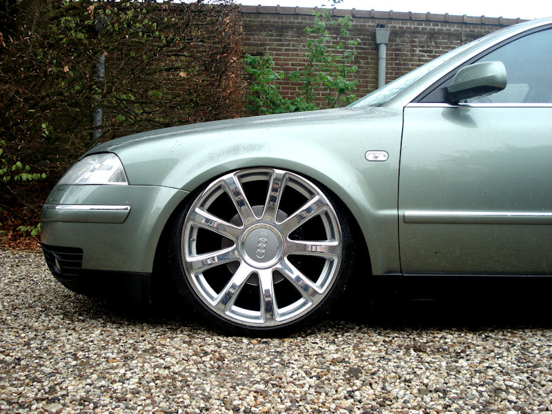 VW PASSAT AIRRIDE BSS FRONT POLISHED 20 INCH S LINERS