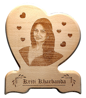 Wooden Frame, Wooden Photo Frame, Photo Engraved Wooden Photo Frame, Wooden Plaque, Heart Shape Wooden Plaque