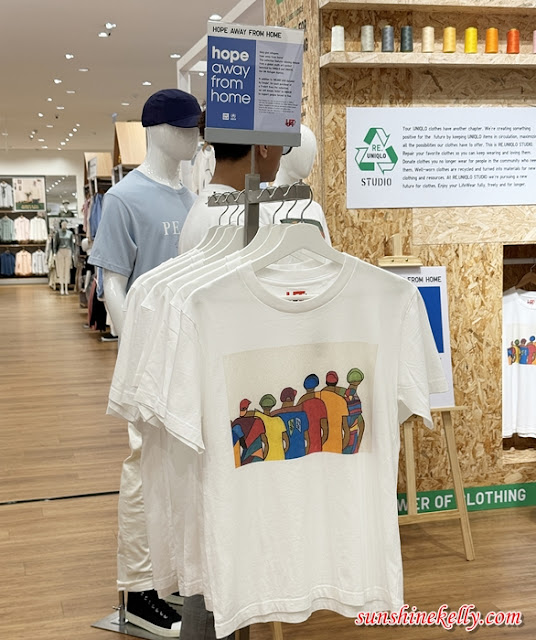 UNIQLO x UNHCR Charity T-shirt "HOPE AWAY FROM HOME" Collection, UNIQLO x UNHCR, Uniqlo Malaysia, Uniqlo, UTme, Fashion, Charity T-shirt, UNHCR,