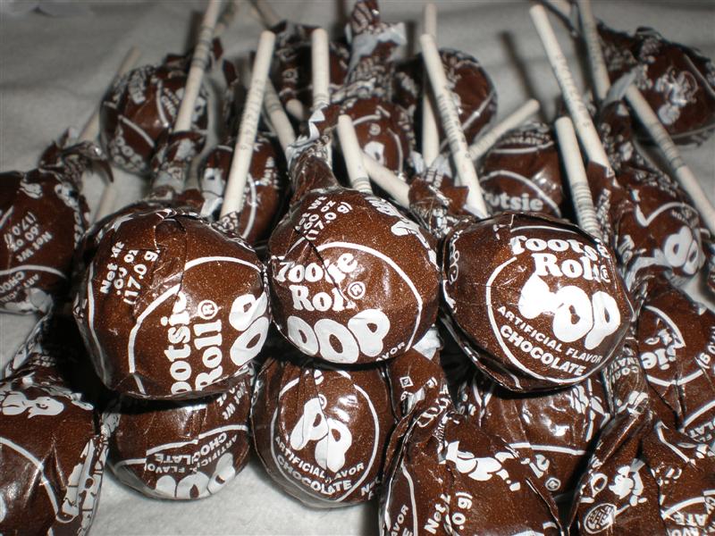  lollipop when I was growing up was a Chocolate Tootsie Roll Pop