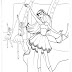 Lovely Barbie 12 Dancing Princesses Coloring Pages Free