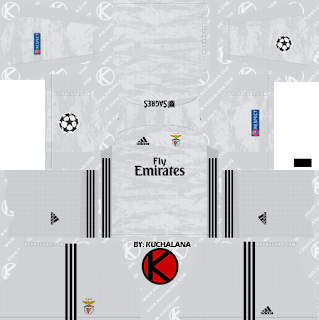 SL Benfica 2019/2020 champions league Kit - Dream League Soccer Kits