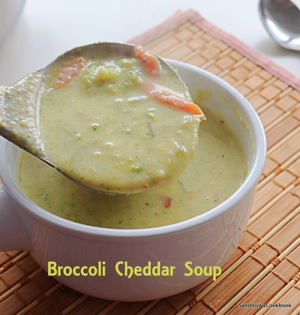 Broccoli Cheddar Soup