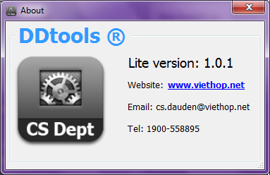 DDTools v1.0.1 (Lite version)