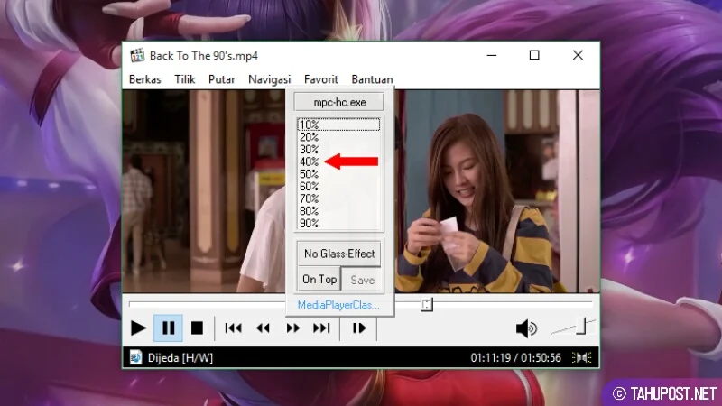 Klik Kanan Pada Windows - Cara Membuat Jendela Windows Jadi Transparan