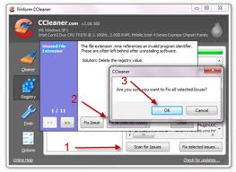 Optimizing your computer using Ccleaner Registry fixer