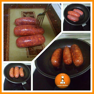 Chorizos-al-agua Paso-a-paso