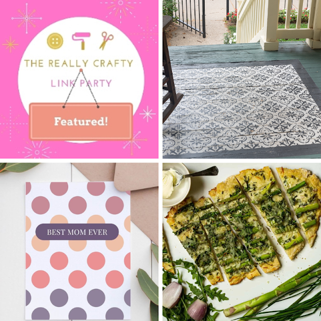 The Really Crafty Link Party #411 featured posts!