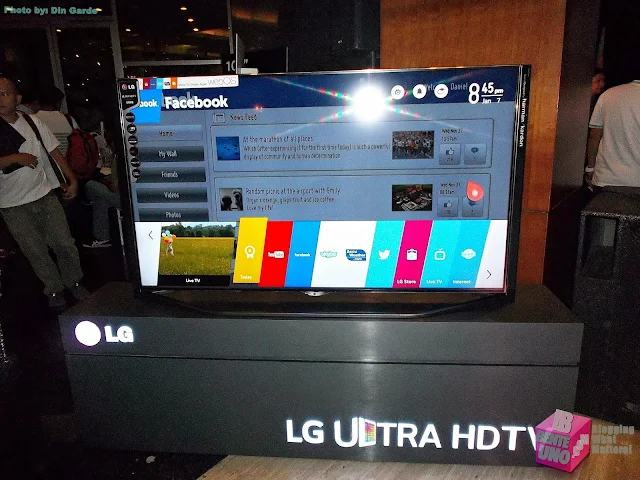 LG 105UC9 SUHDTV's GUI is powered by webOS