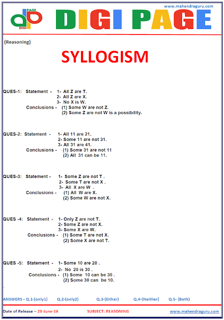 Digi Page-Syllogism