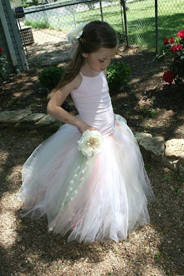 white lace ball gown flower girls dress