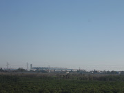 Looking towards the airport, the new road runs well north (airport)