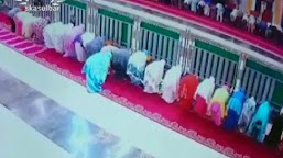 Pencuri Terekam CCTV di Masjid Agung Syuhada Polman Kembalikan Tas Korban