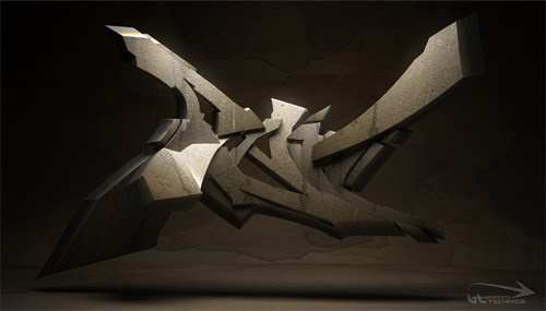 3d digital graffiti