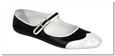 black and white chanel shoes