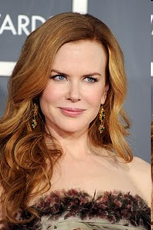 Nicole Kidman gemstone earrings at Grammy 2011