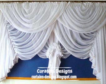 Unique light white curtains designs for kitchen window decoration ...