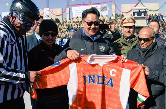 Union Minister Kiren Rijiju inaugurates 1st Khelo India Winter Games in Leh, Ladakh