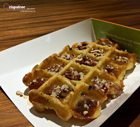 Bacon, Pecan and Maple Syrup Waffle from Toby's Estate