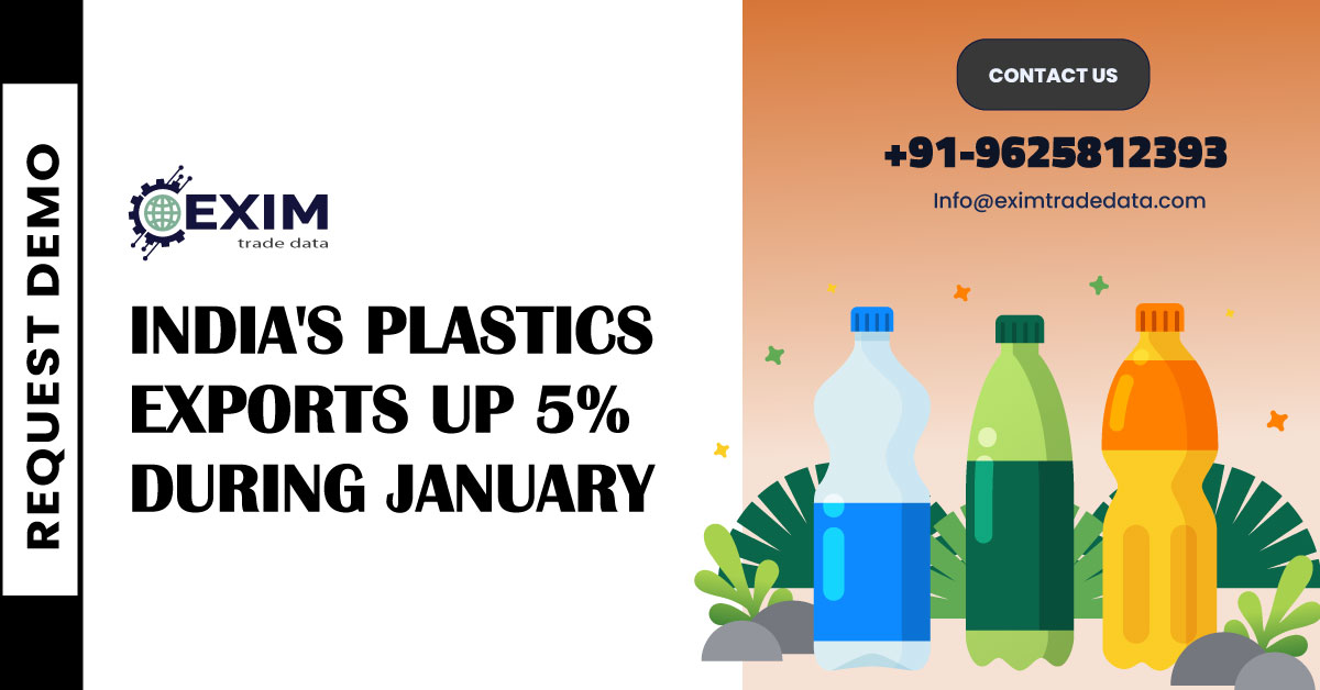 India's plastics exports up 5% during January