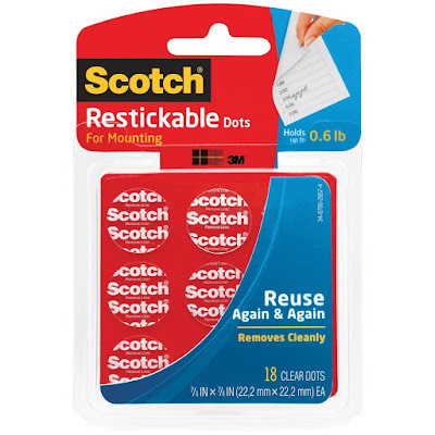 http://www.amazon.com/Scotch-Restickable-Dots-8-Inches-R105/dp/B007Y17T70/ref=sr_1_3?&ie=UTF8&qid=1438916588&sr=8-3&keywords=scotch+adhesive+dots