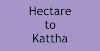 1 हेक्टेयर में कितना कट्ठा | Hectare to Kattha In Hindi