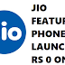 JIO Feature Phone Launched : Rs ZERO Only