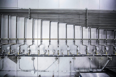 picture of pipe line in plumbing system