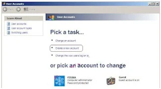 Membuat User Account Windows