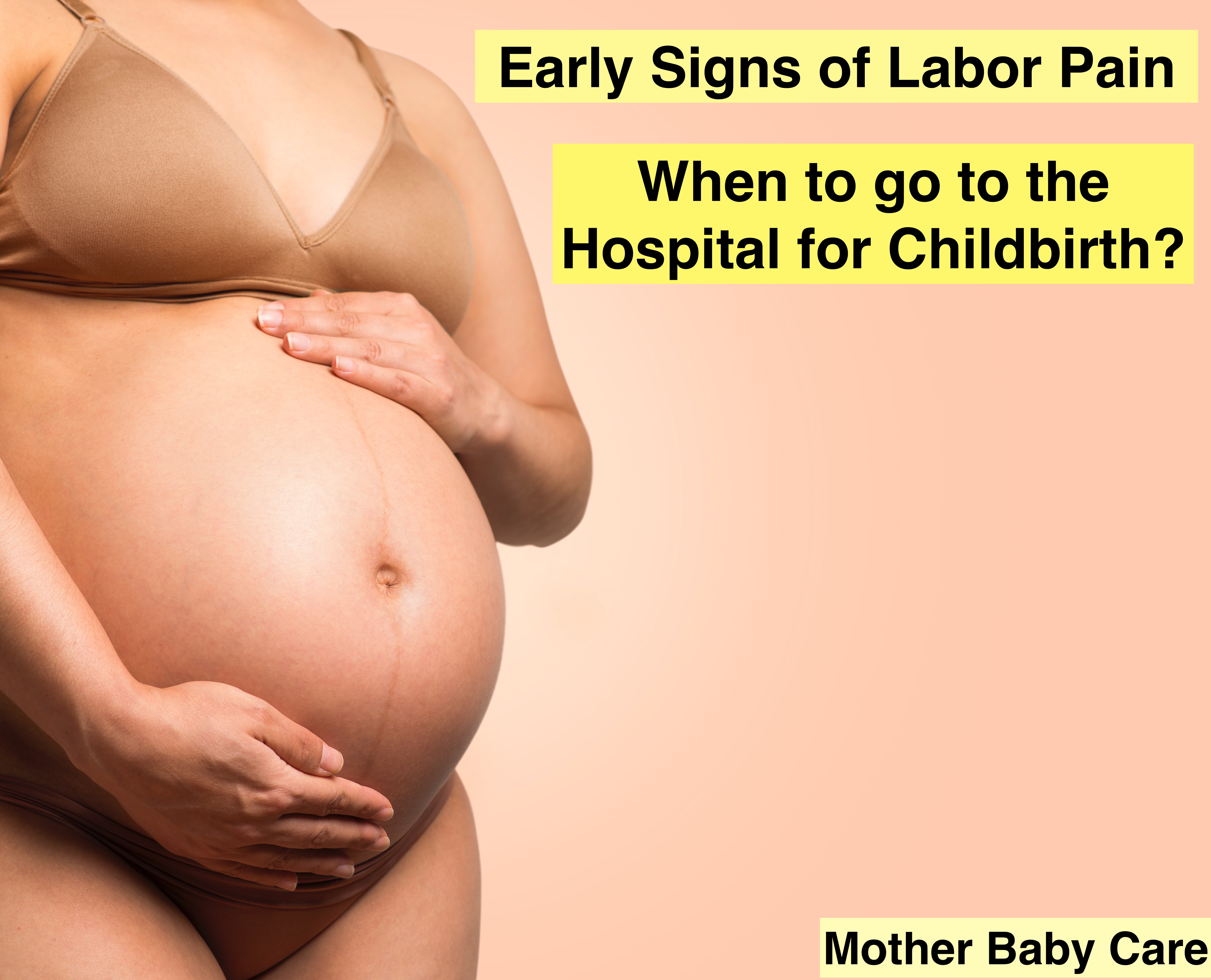 When to go to the Hospital for Childbirth