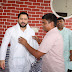 महुआ में मुखिया संजीत कुमार के नेतृत्व में नेता प्रतिपक्ष का किया गया भव्य स्वागत