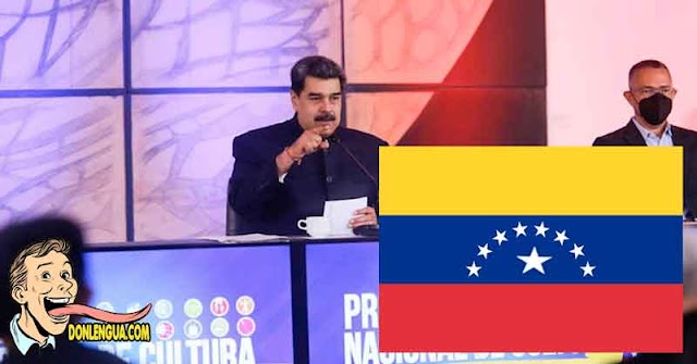 Maduro anuncia que le agregará la novena estrella a la Bandera de Venezuela