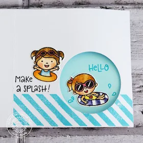 Sunny Studio Stamps: Coastal Cuties Beach Babies Catch A Wave Dies Summer Themed Interactive Cards by Lexa Levana and Rachel Alvarado