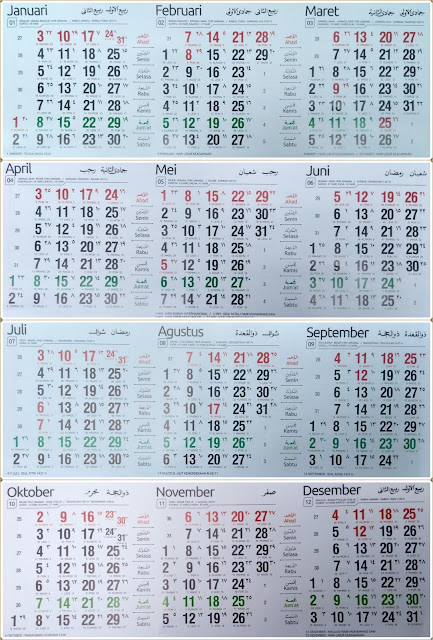 Kalender Indonesia 2016