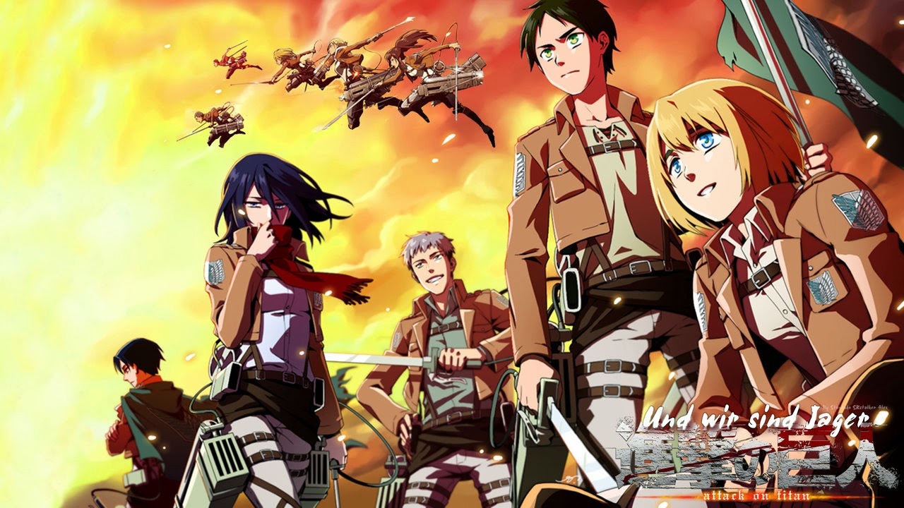 Gambar diatas adalah dari anime Shingeki no Kyojin, atau bisa disebut ...