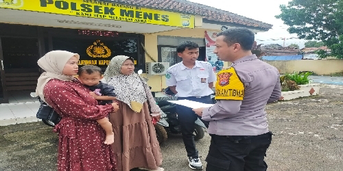  Mengedukasi Orang Tua Siswa ,Ini Yang Dilakukan Personel Polsek Menes Polres Pandeglang