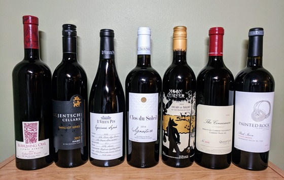 December 2017 BC wine collectibles