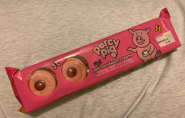 Percy Pig flavour Jam Sandwich Creams (Marks and Spencer)