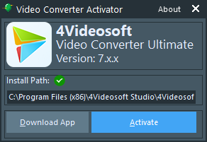 4Videosoft Converter Ultimate v7.x Activator
