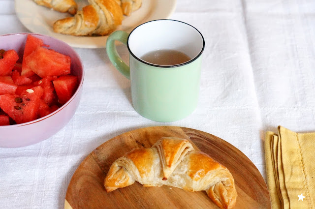 croissants au levain petit déjeuner