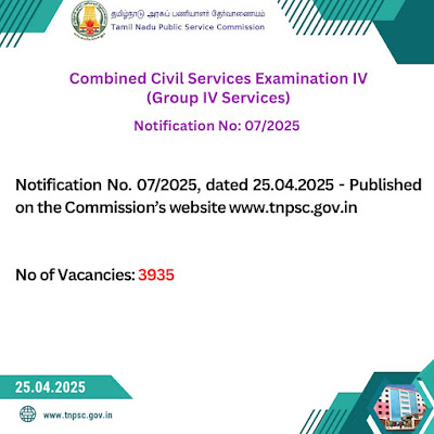 tnpsc group 4 2025 latest news